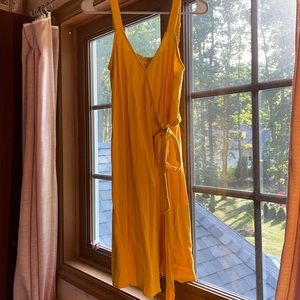 Mustard Wrap Dress